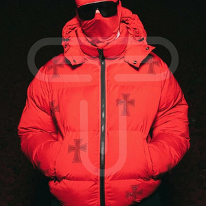 Chaqueta de Plumón Negra para Hombre, Hecha a Medida, de Alta Calidad, con Mangas Desmontables y Capucha - Product Image 6