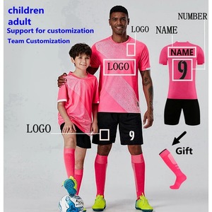 Camisetas de fútbol para niños, conjuntos de ropa de fútbol para hombres y niños, uniformes de fútbol de manga corta para niños, chándal de entrenamiento para niños y adultos, Jersey - Product Image 6