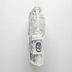 Custom Eco-Friendly High Waist Heavyweight Cotton Cargo <b>Shorts</b> <b>Women</b> Jorts Streetwear Regular Fit Distressed Half Pants - Product Image 3