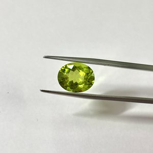 Péridot naturel, pierres précieuses ovales non montées pour la fabrication de bijoux, pierres précieuses olivine non montées au prix d'usine, 3x5 4x6 5x7 6x8 7x9 8x10 mm - Product Image 3
