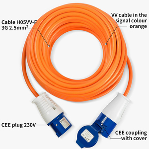 Kabel Ekstensi Daya Listrik Tugas Berat Caravan Camping 10/25M H05VV-F, Kabel Sambungan, Kabel Ekstensi Listrik - Product Image 4