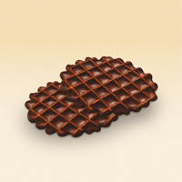 SAMAH Choco Waffle, Bocadillo Crujiente de Chocolate, 2 Paquetes, 4 Paquetes, 9 Cajas, Delicia Dulce Premium para Niños, Favorito Familiar