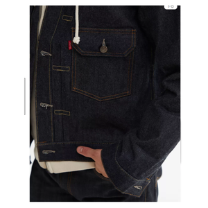 Veste en jean d'hiver pour homme à capuche 100% coton coupe-vent séchage rapide respirante design vintage personnalisé nouvelle collection 2024 vente en gros meilleure qualité - Product Image 4