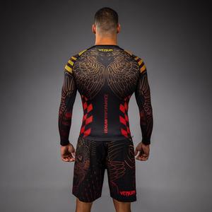 Ensemble Rash Guard tendance personnalisé imprimé, respirant, protection UV UPF50 pour hommes, Jiu Jitsu BJJ MMA Shorts - Product Image 4