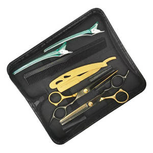 Juego de Tijeras de Peluquería Profesionales de Acero Inoxidable de Primera Calidad, Diseño Nuevo y Duradero, Instrumento de Belleza de Alta Calidad - Product Image 5