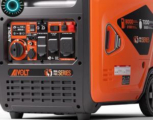 ผลิตภัณฑ์ที่ดีที่สุด เครื่องยนต์พกพาแบบเชื้อเพลิงคู่ 7250 วัตต์ เงียบพิเศษ สตาร์ทแบบรีโมท/อิเล็กทรอนิกส์ - Product Image 1