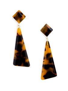 Pendiente de cuerno atemporal con pulido curvo y hecho a mano para mujeres con preferencias de estilo vintage - Product Image 4