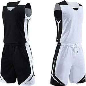 Pantalones cortos de diseño personalizado de calidad superior, precio al por mayor, uniforme, antibacteriano, transpirable, secado rápido, conjuntos de camisetas y logotipos de baloncesto - Product Image 2
