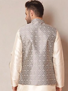 Chaleco Formal sin Mangas para Hombre con Costuras Finas, Transpirable para Verano, Ropa de Exterior para Venta al Por Mayor - Product Image 4