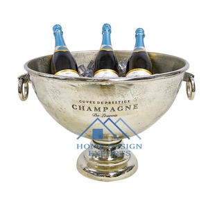 Seau à vin Champagne avec Logo personnalisé, vente en gros, bouteille de bière en aluminium en métal de haute qualité, seau à vin - Product Image 6