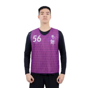 Omkeerbare Slabbetje Sublimatie Voetbalkit Polyester Ademende Voetbalshirts Voetbaluniform Sportkleding