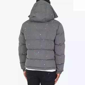 Chaqueta acolchada cálida de abrigo personalizada OEM al por mayor, chaqueta acolchada de diseño personalizado para hombre, chaqueta acolchada de invierno acolchada con capucha - Product Image 6