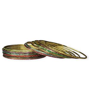 Ensemble de bracelets tendance géométriques fins plaqués or, port quotidien et utilisation pour les anniversaires, bijoux en imitation perle - Product Image 2