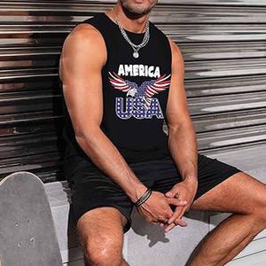 Ropa de gimnasio, camiseta sin mangas de Color sólido para culturismo para hombres, ropa de Fitness, camiseta sin mangas de secado rápido para hombres, hecha por Dress Sports - Product Image 6