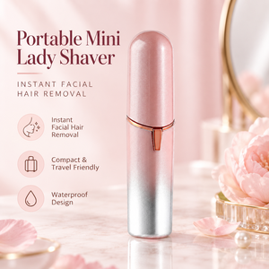 Factory Supply Small Electric <strong>Hair</strong> <strong>Remover</strong> Women's Facial Shaver Compact Portable Beauty Tools for Upper Lip Chin <strong>Face</strong> Wholesale - Product Image 1
