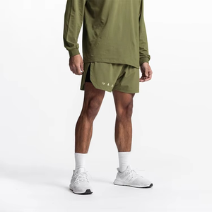 High Street Short de gymnastique pour hommes Short d'entraînement athlétique d'été en polyester double couche sublimé personnalisé avec poches coupe confortable - Product Image 4
