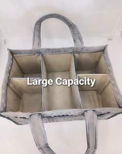 סל אחסון אופנתי מבד בועות אקולוגי לתינוקות, לאחסון חפצי תינוקות ותחנת החתלה, רב מכר - Product Image 4