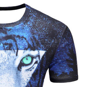 Camiseta de sublimación de hombre de calidad superior de color personalizado 100% algodón camiseta de hombre de sublimación más vendida - Product Image 3