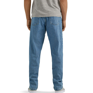 Pantalones vaqueros holgados de algodón azul claro desteñido a la moda para hombre, pantalones vaqueros holgados, ropa de calle, Pantalones rectos Vintage para hombre - Product Image 6