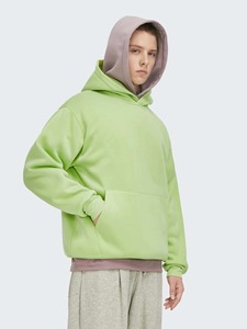 2025 Sudadera con capucha de lana de algodón de gran tamaño para hombre, ropa de calle informal transpirable, suéter, sudaderas con capucha de moda hechas en Pakistán - Product Image 2