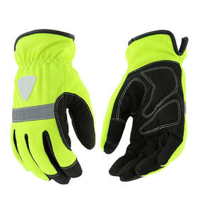 Leather <b>safety</b> <b>gloves</b> fire fighting <b>gloves</b> - Product Image 1