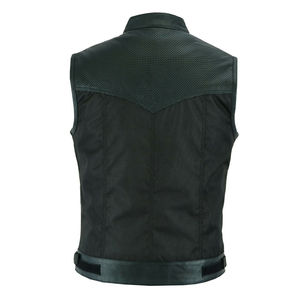Meilleur prix hommes mode respirant grande taille hiver gilet en cuir Design Unique tenue décontracté en gros gilet en cuir de qualité supérieure - Product Image 2