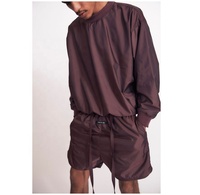 T-shirt à manches courtes et short pour homme, ensemble deux pièces, coupe ample, surdimensionné, été, 2022