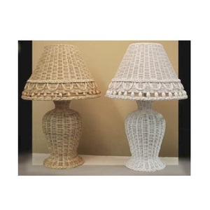 Lámpara de ratán con caseta personalizada para Hotel, moderna y redonda de lujo, de madera, color blanco y negro, gran oferta - Product Image 1
