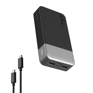 NOBIS 65W PPS แบตสำรองแบบชาร์จเร็ว 20000mAh ได้รับการรับรองมาตรฐาน UKCA พร้อมพอร์ต USB-C QC3.0 สำหรับ iPhone 17/iPad/แล็ปท็อป - Product Image 1