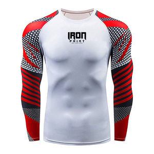 Ropa de gimnasio transpirable Rash Guard Fight Training Gear Rash Guard Alta calidad Nuevo estilo Hombres Rash Guard - Product Image 1