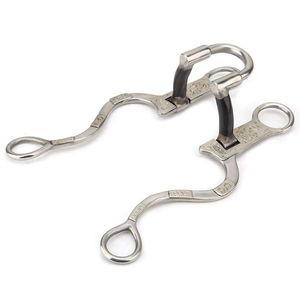 Boca de cobre de mejilla completa de acero inoxidable de la mejor calidad al por mayor articulada éxito de ventas brocas occidentales para montar a caballo OEM ODM - Product Image 2