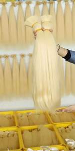 GORGEOUS RICH LOOKING HUMAN HAIR WITH UNPROCESSED UNISEX TANGLE FREE HAIR WITH <b>HALO</b> HAIR <b>EXTENSION</b> TECHNOLOGY - Product Image 3