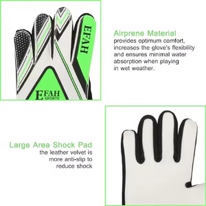 Guante de Portero profesional Fabricante de látex Guantes de portero de fútbol personalizados en Nuevo diseño Deportes mejores materiales - Product Image 2