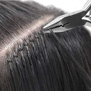Outils professionnels pour extensions de cheveux en gros, pinces en acier inoxydable à forte tenue, revêtement durable, ne se détériore pas facilement, utilisation à domicile ou en salon - Product Image 6
