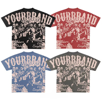 Camisetas de Cuello Redondo para Hombre, 100% Algodón, Bordadas, Corte Regular, Logotipo Personalizado, Tejido Sólido, Transpirables, Venta al Por Mayor, Alta Calidad