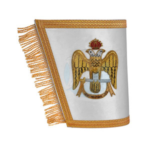 ปลอกแขน Masonic สีพื้นทำจากปากีสถาน - Product Image 2