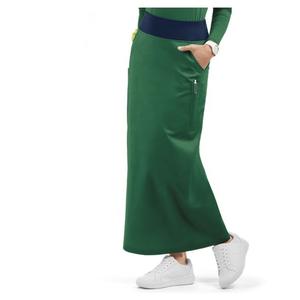 Customizable Women's Medical Scrub <b>Skirt</b> Sets Snap-Front Scrub Top & <b>Elastic</b> Waist <b>Skirts</b> Hospital Adjustable Fit XS-6XL Sizes - Product Image 1
