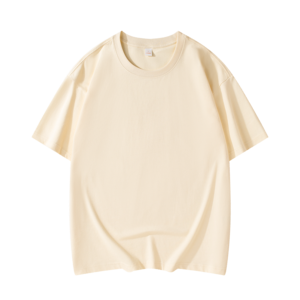 เสื้อยืดคอกลมแขนสั้นลำลองสำหรับผู้ชายเสื้อยืด290gsm 100% คอตตอนพิมพ์ลายซิลค์สกรีน - Product Image 2