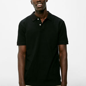 Polo de golf d'été pour homme, 100 % tissu tricoté de haute qualité, séchage rapide, décontracté, coupe ajustée, uni, grande taille, manches courtes - Product Image 1