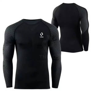 Rash Guard Manga larga Rash Guard Tamaño personalizado y diseños para hombres Ropa deportiva Cómodo Rash Guard - Product Image 3
