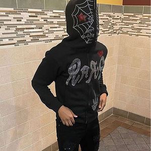 Sweat à capuche surdimensionné personnalisé en coton 100% lourd pour hommes, fabricant OEM/ODM - Product Image 5