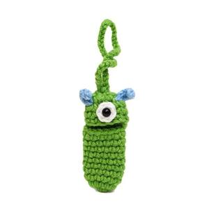 Sac de rangement USB en coton crocheté à la main, motif dessin animé tendance, modèle Acki K173 pour le voyage - Product Image 5