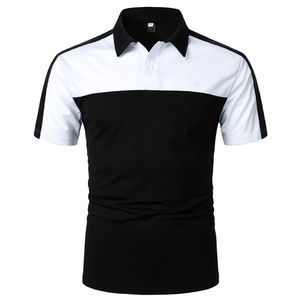 Polos transpirables para hombre para el verano Camisetas Polo de manga corta de mezcla de algodón de alta calidad con diseño personalizado hecho a medida - Product Image 1
