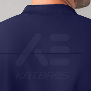 Blouse de travail pour hommes grandes tailles à faible MOQ, haute qualité, en Spandex/Polyester, pour usage hospitalier, nouvelle arrivée - Product Image 5