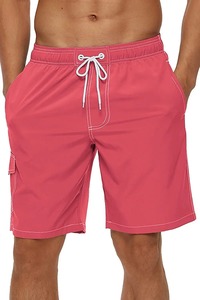 Short de plage d'été décontracté pour hommes 100% polyester maillots de bain doublure en maille maillot de bain pour hommes pour le sport bain décontracté - Product Image 2