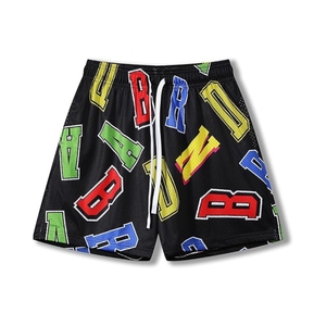 Pantalones cortos de cintura media para hombre de alta calidad sublimados personalizados al por mayor, pantalones cortos de malla polar de secado rápido de Maximize Wear - Product Image 2