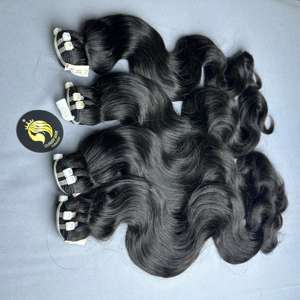 CDYHAIRVN Expédition Rapide Cheveux Vietnamiens Remy Double Drawn Bundles Cuticules Alignées Cheveux Humains Ondulés Naturels Haute Qualité - Product Image 1