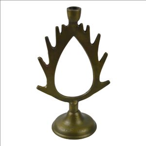 Bougeoirs Royal en Aluminium de qualité industrielle, support de bougie peint à la main pour le dîner et le centre de table de mariage - Product Image 3