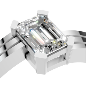 ผู้ผลิตแหวนหมั้นและแหวนแต่งงานหรูหราสำหรับผู้หญิง ประดับเพชรโมอิสซาไนต์ทรงบริลเลียนต์คัต ระดับ VVS D ทองแท้ 14K 18K ขายส่ง - Product Image 5