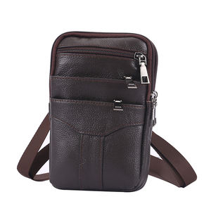 Nouveau sac à bandoulière en cuir pour <span class=keywords><strong>hommes</strong></span> sac de taille bandoulière réglable conception durable à la mode - Product Image 5